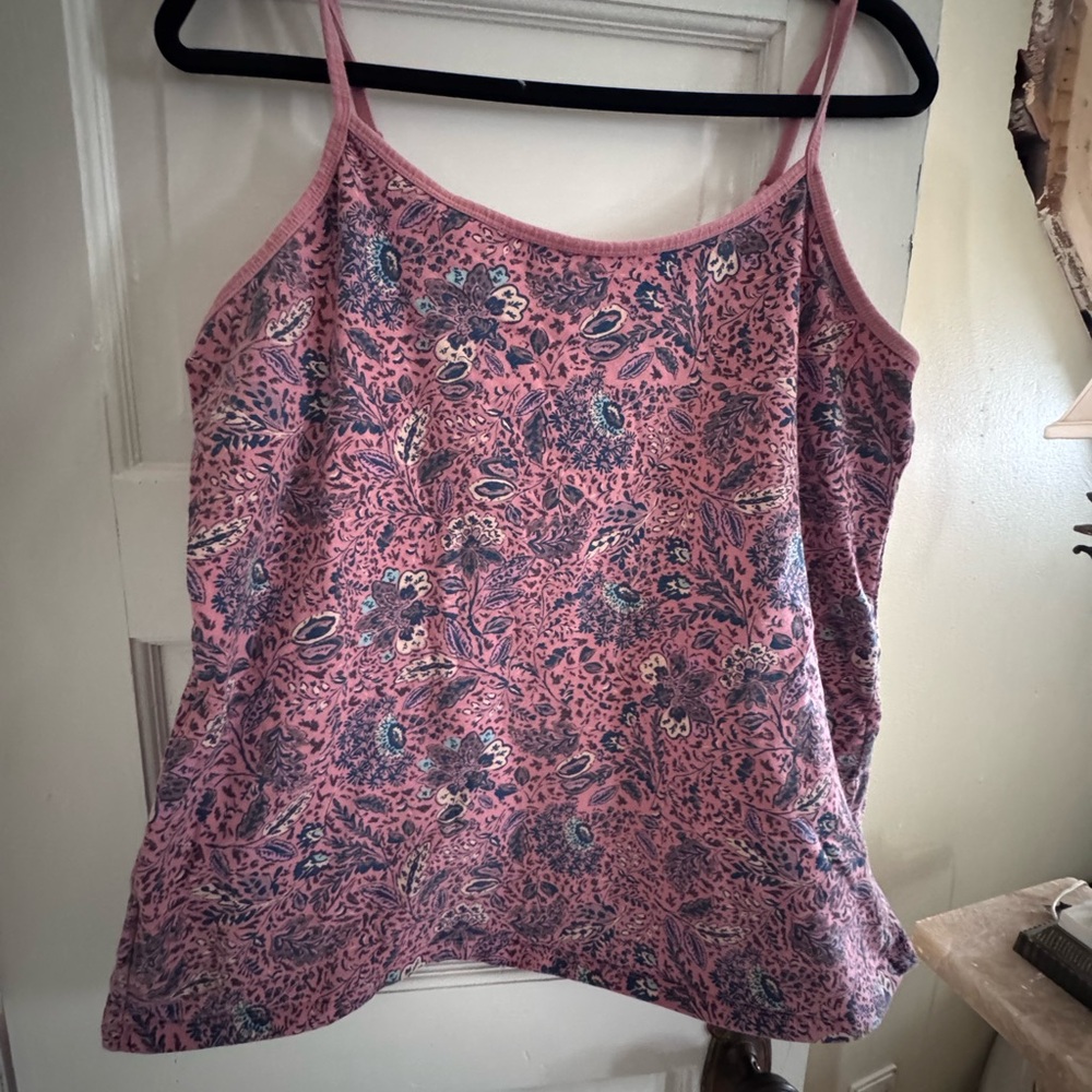Torrid Pink and Blue Floral Camisole